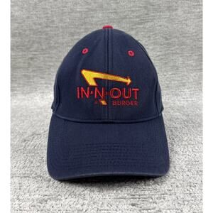 Classic California In And Out Burger Navy Blue Baseball Hat Size L/XL